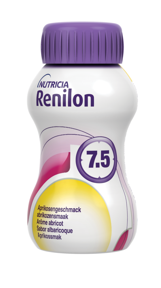 Renilon 7.5 Abricot Bouteille 4x125ml 177033 Nf