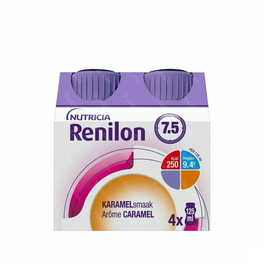 Renilon 7.5 Caramel Bouteille 4x125ml 177026 Nf