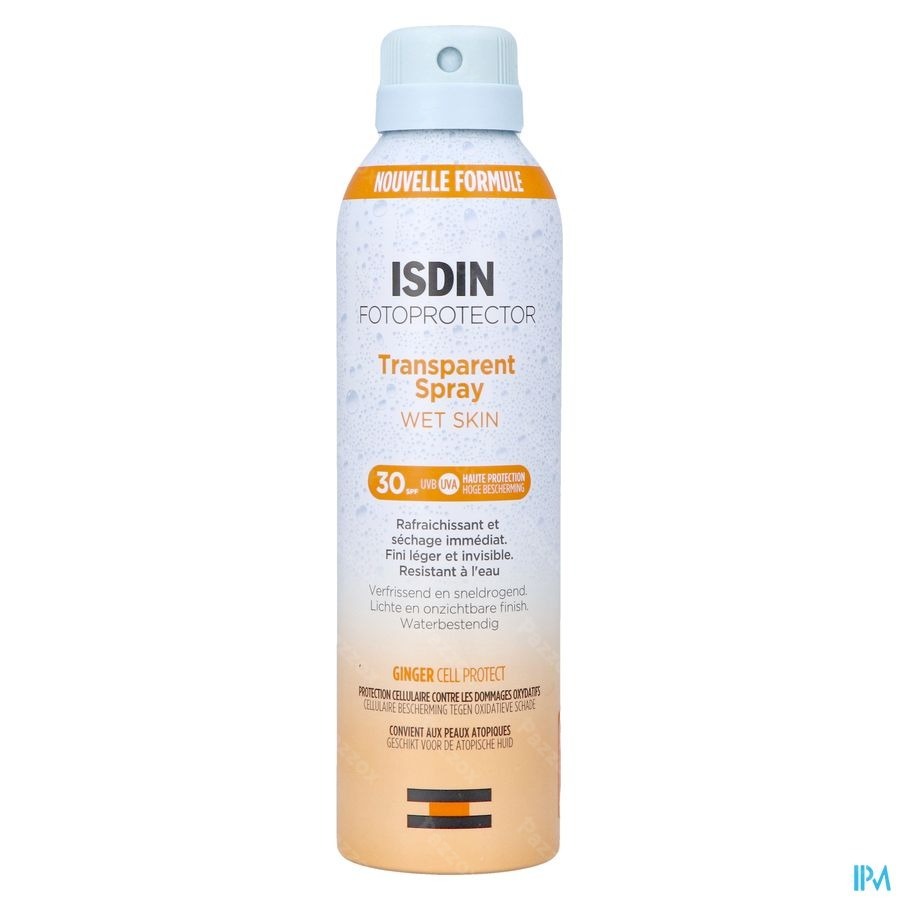 Isdin Fotoprotector Transparante Spray Wet Skin SPF30 250ml