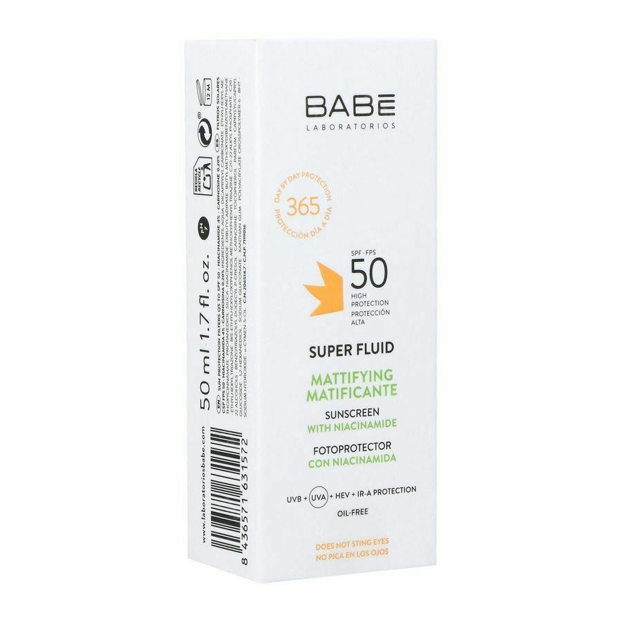 BabÉ Sun Oil Free Superfluid Sunscreen Ip50 50ml