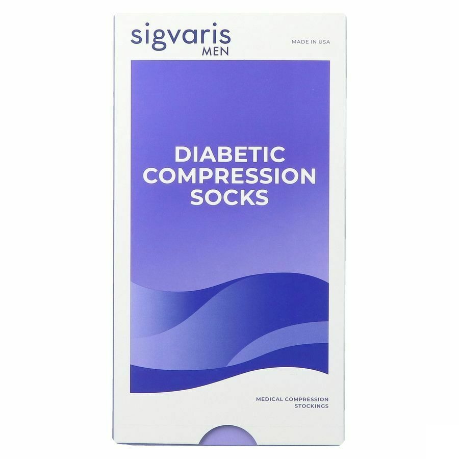 Sigvaris Diabetic Homme Chauss. l Long Blanc