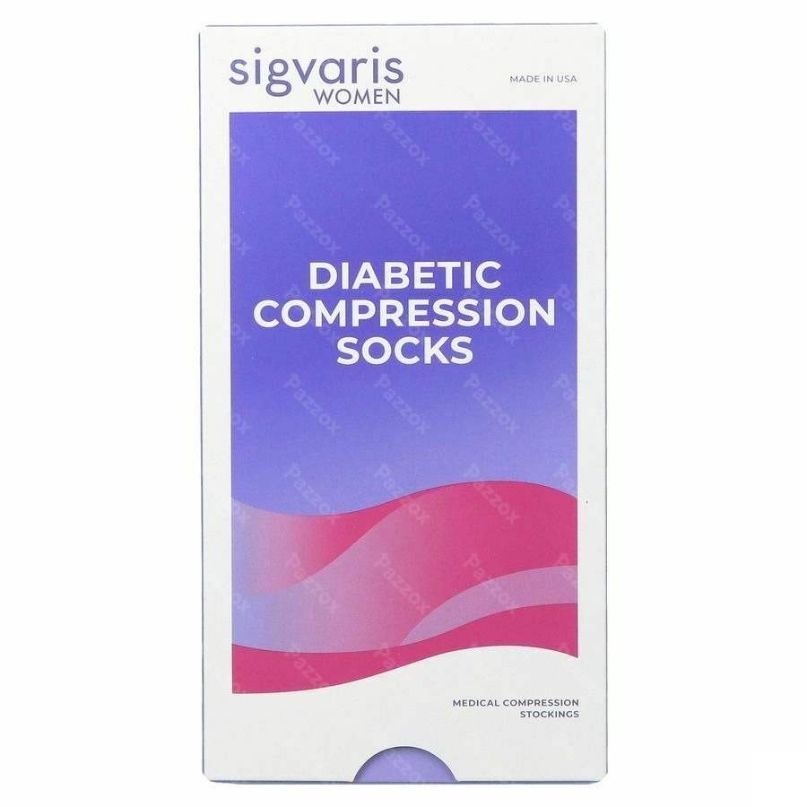 Sigvaris Diabetic Femme Chauss. S Long Blanc