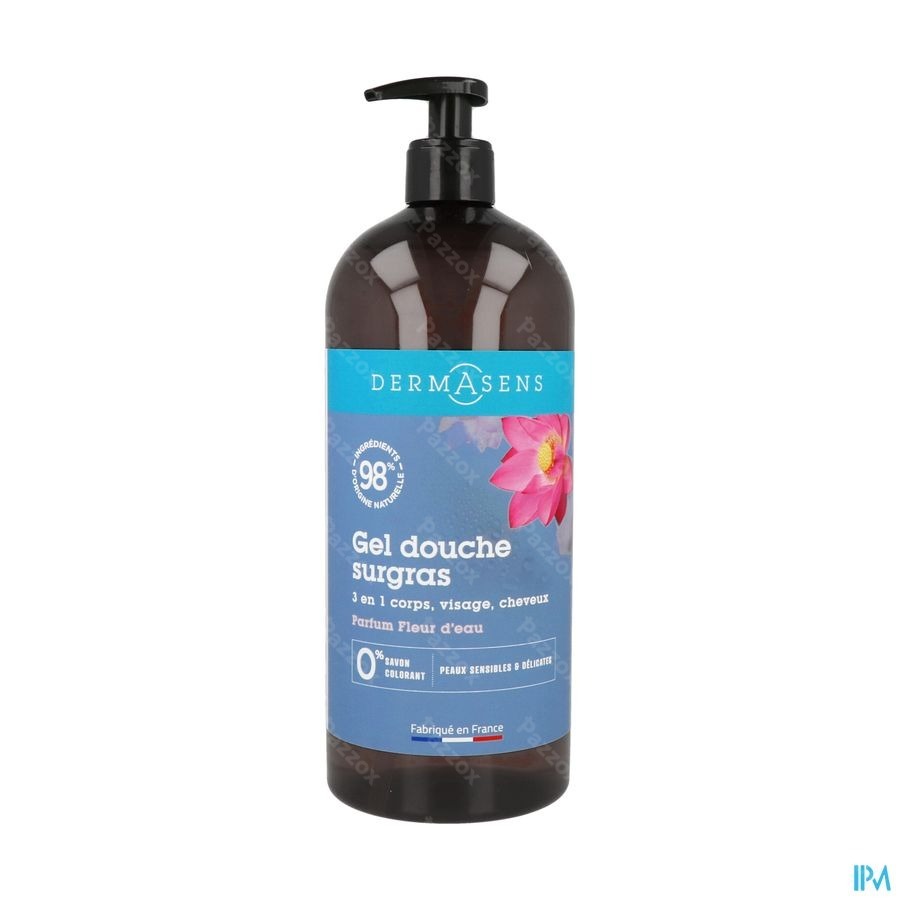 Marque V Dermasens 3-en-1 Gel Douche Fleur d'Eau 1l
