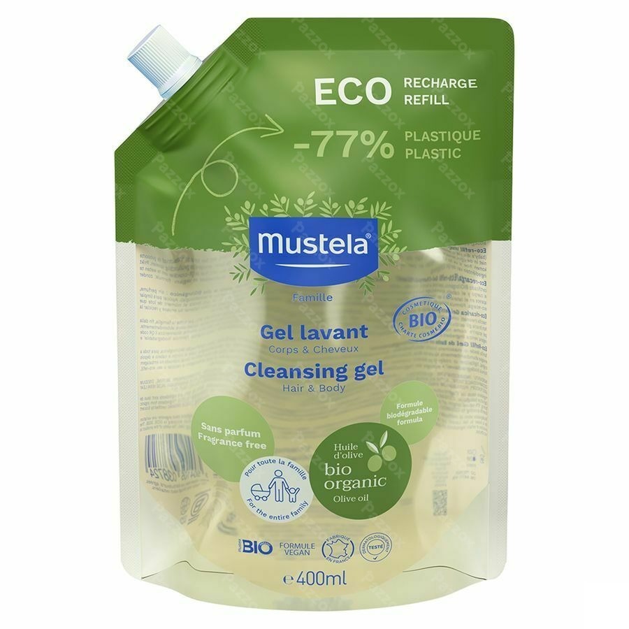 Mustela Fam Bio Gel Lavant Eco Recharge 400ml