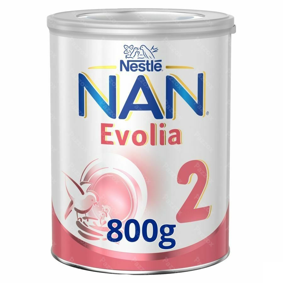 Nan Evolia 2 lait Deuxième Âge Bébé 6+ Mois 800g