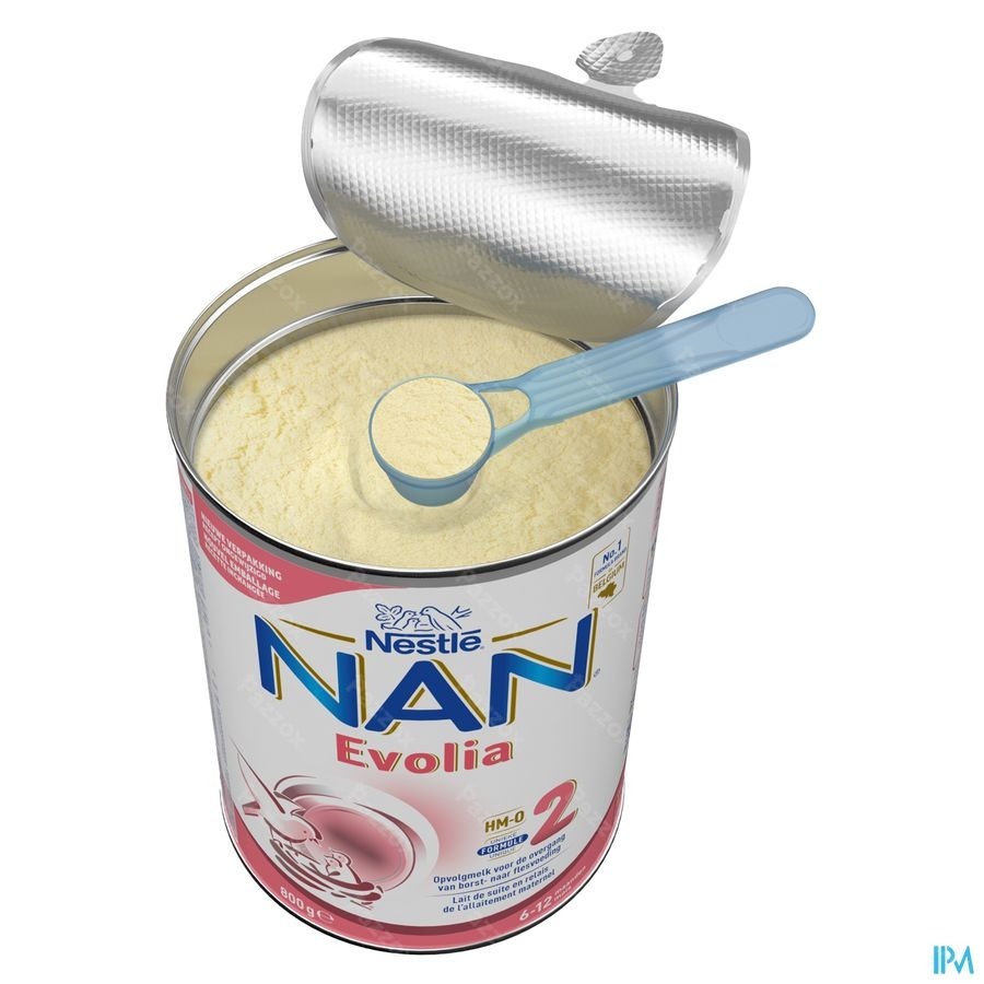 Nan Evolia 2 lait Deuxième Âge Bébé 6+ Mois 800g