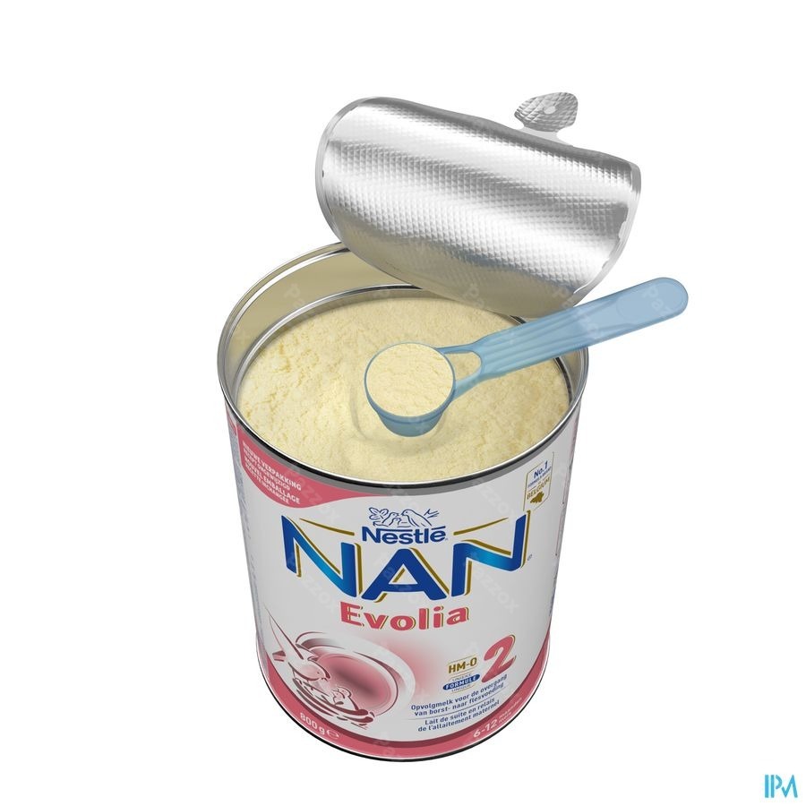 Nan Evolia 2 lait Deuxième Âge Bébé 6+ Mois 800g