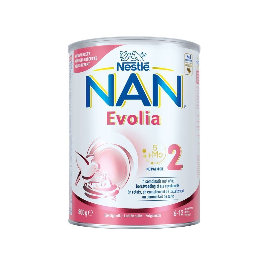 Nan Evolia 2 lait Deuxième Âge Bébé 6+ Mois 800g