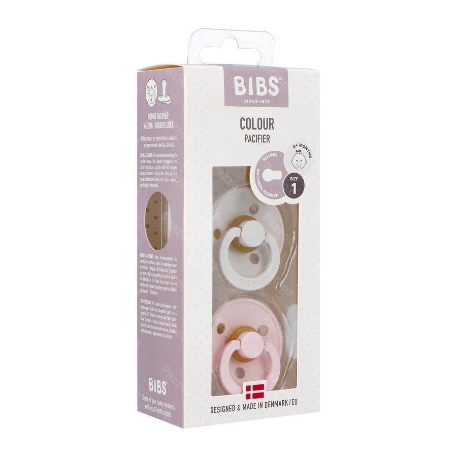 Bibs 1 Sucette Duo Haze/blossom 2
