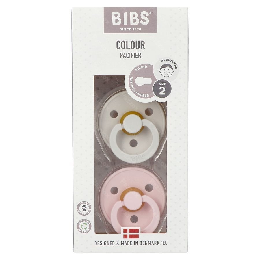 Bibs 2 Sucette Duo Haze/blossom 2