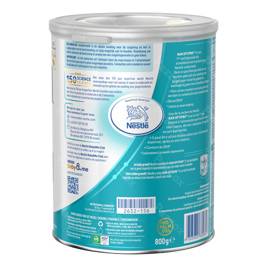 Nestlé Nan Optipro 1 poudre NF 800g 