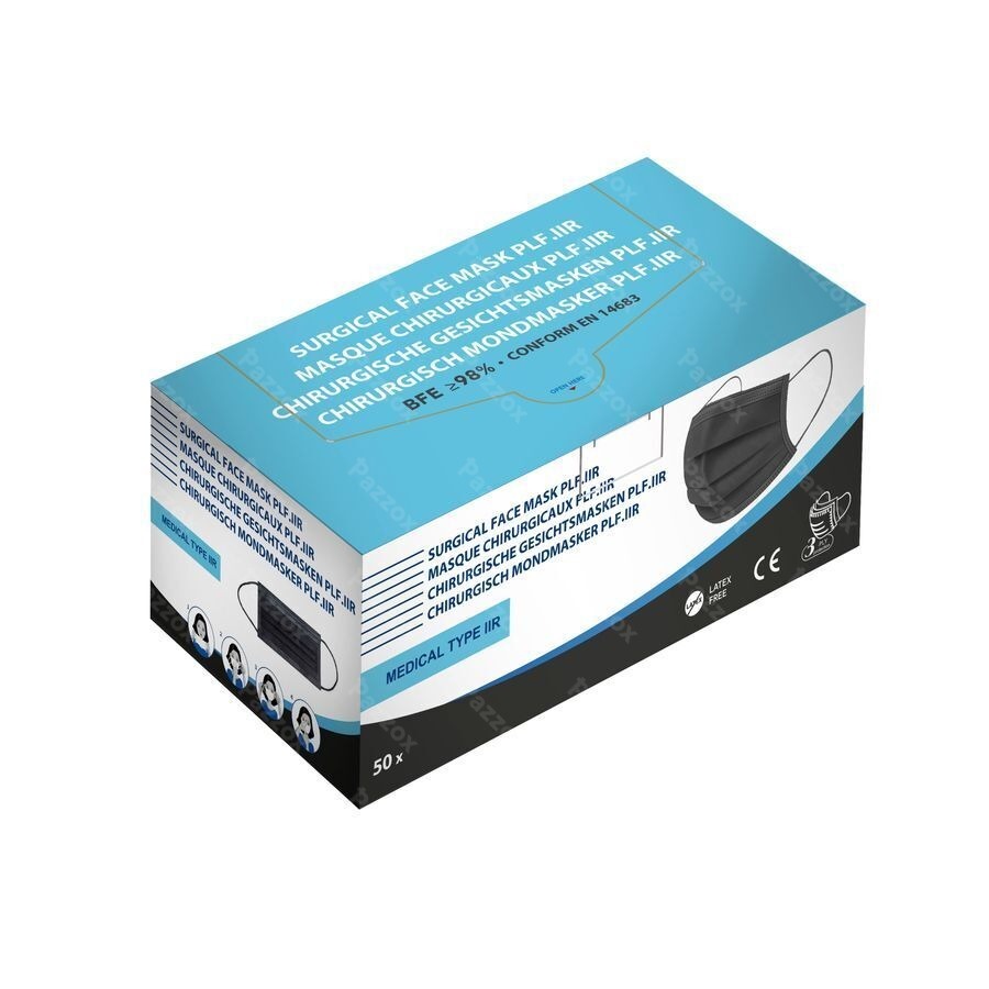 Masque Chirurgicaux Plf Iir Noir 50 Infinity