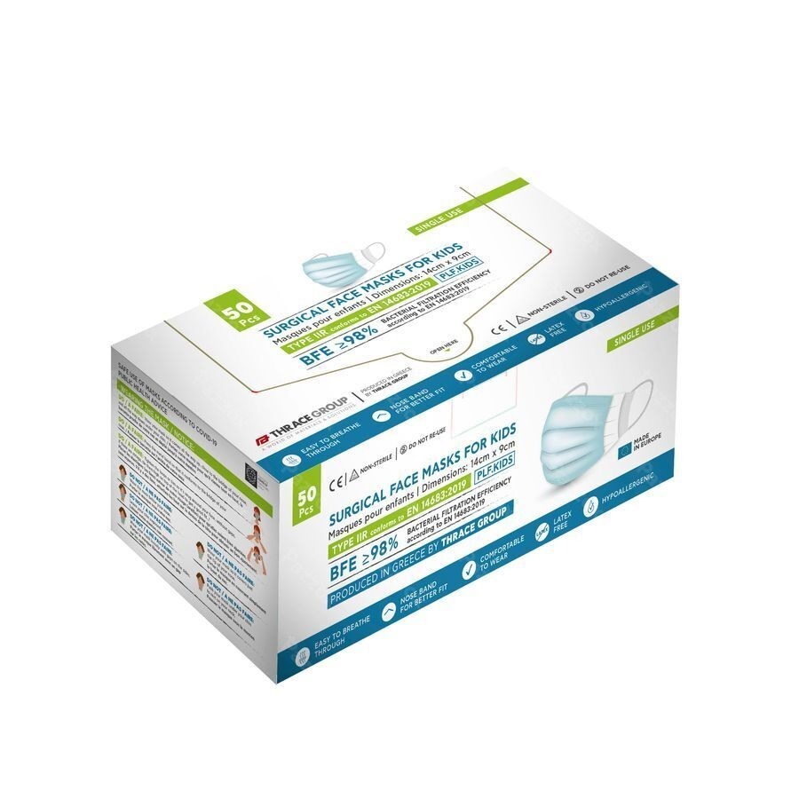 Masque Chirurgicaux Enfants Iir Bleu 50 Infinity