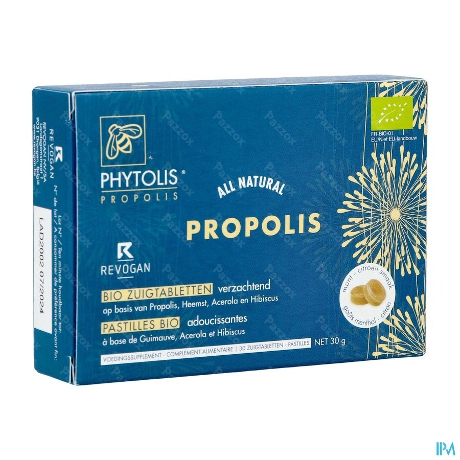 Phytolis Propolis Bio 30 Pastilles