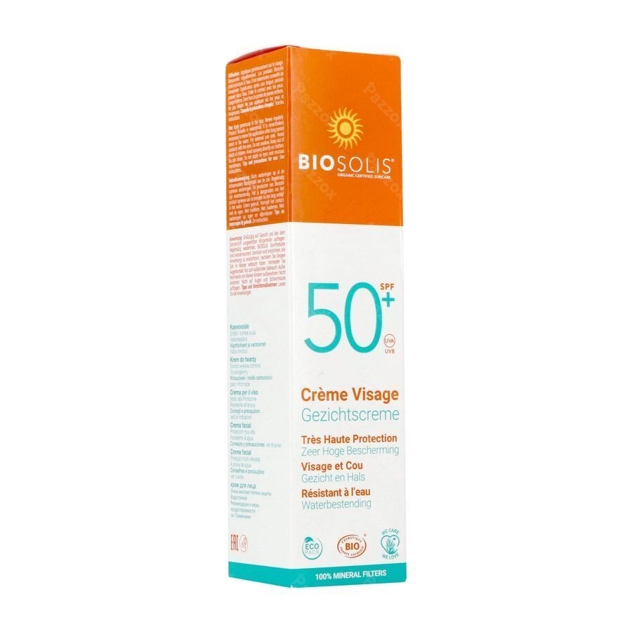 Biosolis Crème Visage SPF50+ 50ml
