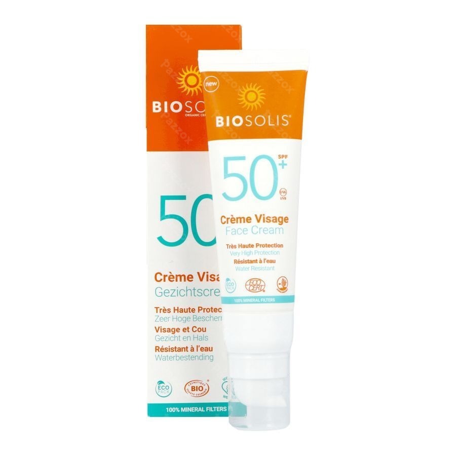 Biosolis Crème Visage SPF50+ 50ml