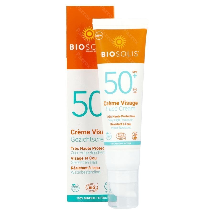 Biosolis Crème Visage SPF50+ 50ml