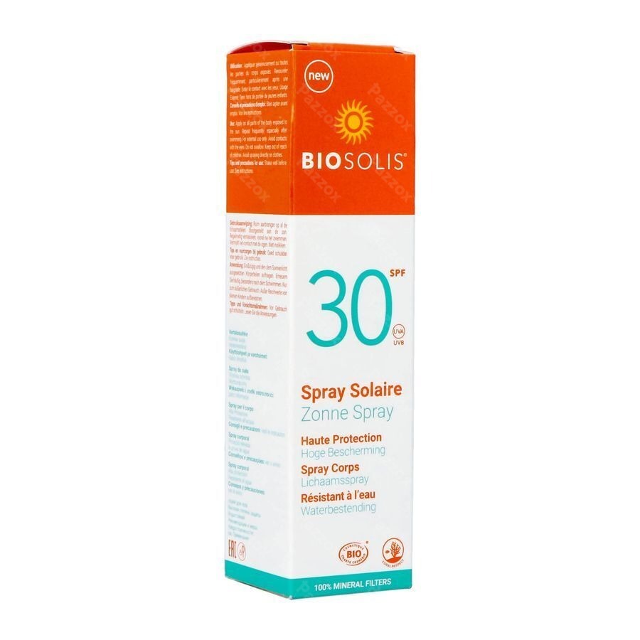 Biosolis Spray Solaire Ip30 100ml Nf
