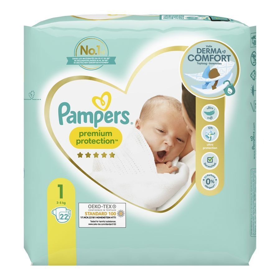 Pampers Premium Protection Pack T1 22