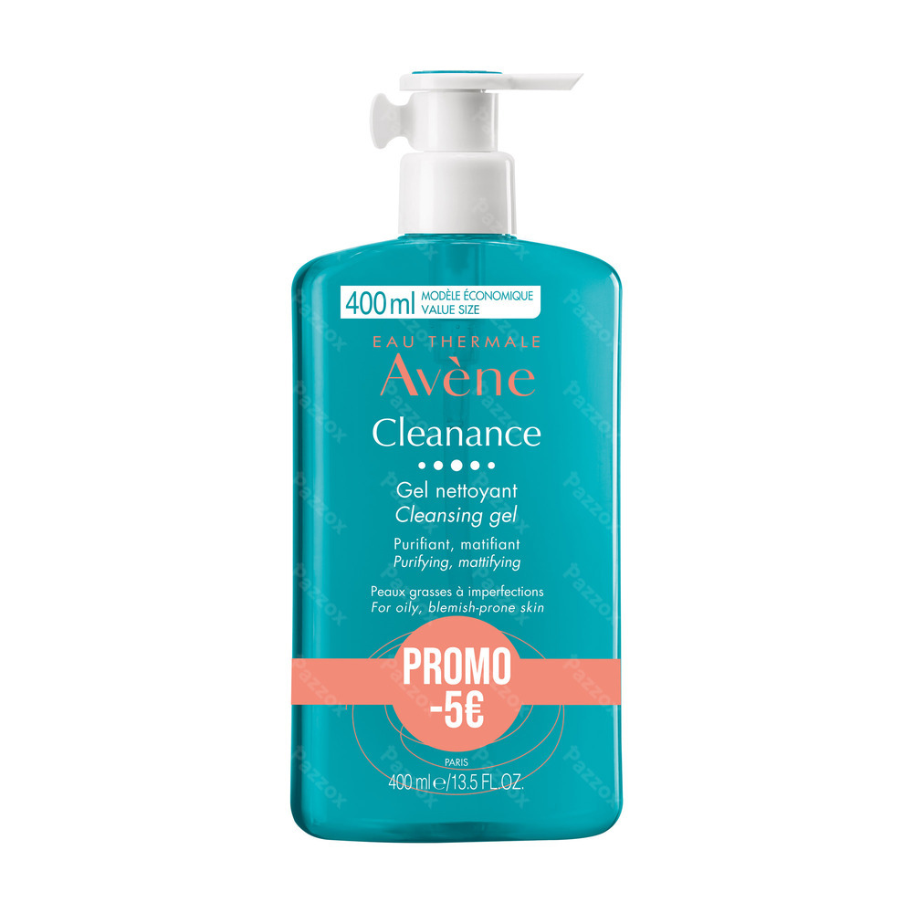 Avène Cleanance Gel Nettoyant 400ml -5€ Promo