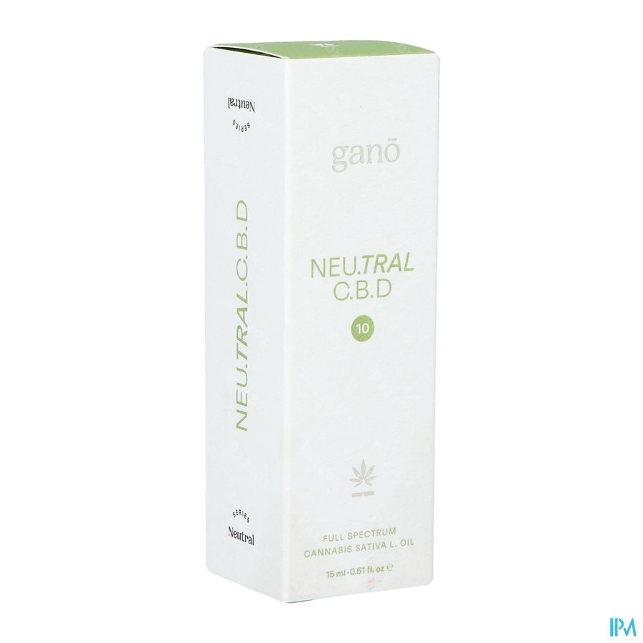 Gano Care Neutral 10% Cbd Oil 15ml