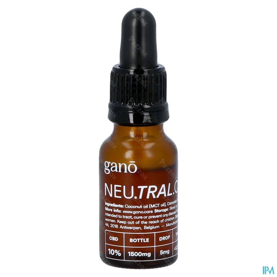 Gano Care Neutral 10% Cbd Oil 15ml