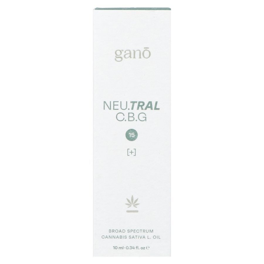 Gano Care Neutral 15% Cbg&cbd Oil 10ml