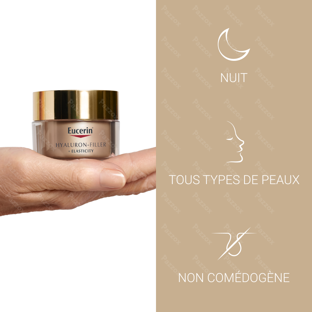 Eucerin Hyaluron Filler + Elasticity Soin Nuit 50ml