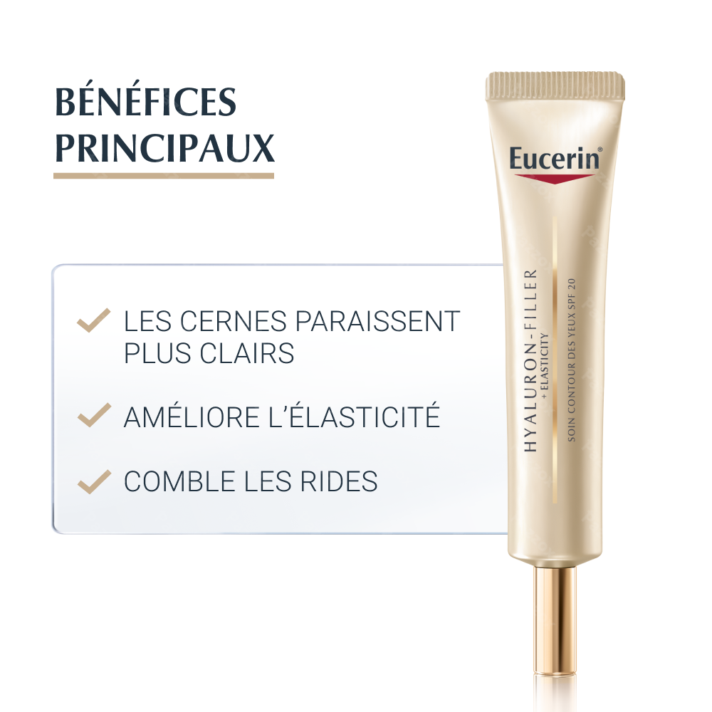 Eucerin Hyaluron Filler Elasticity Contour Yeux Ip20 Anti-Age SPF20 15ml