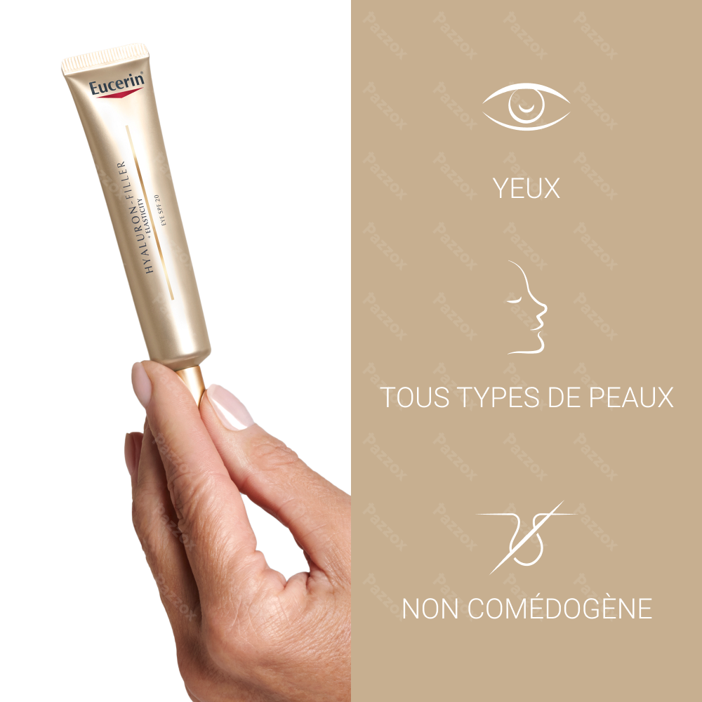 Eucerin Hyaluron Filler Elasticity Contour Yeux Ip20 Anti-Age SPF20 15ml