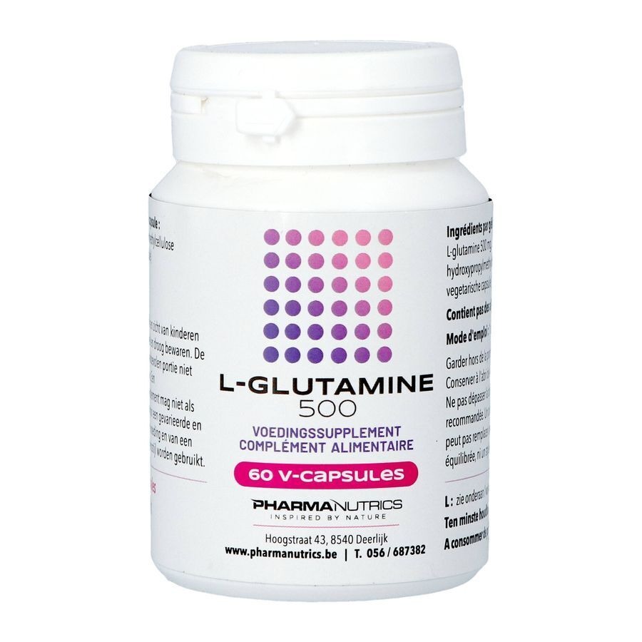 l Glutamine 500 V-caps 60 Pharmanutrics