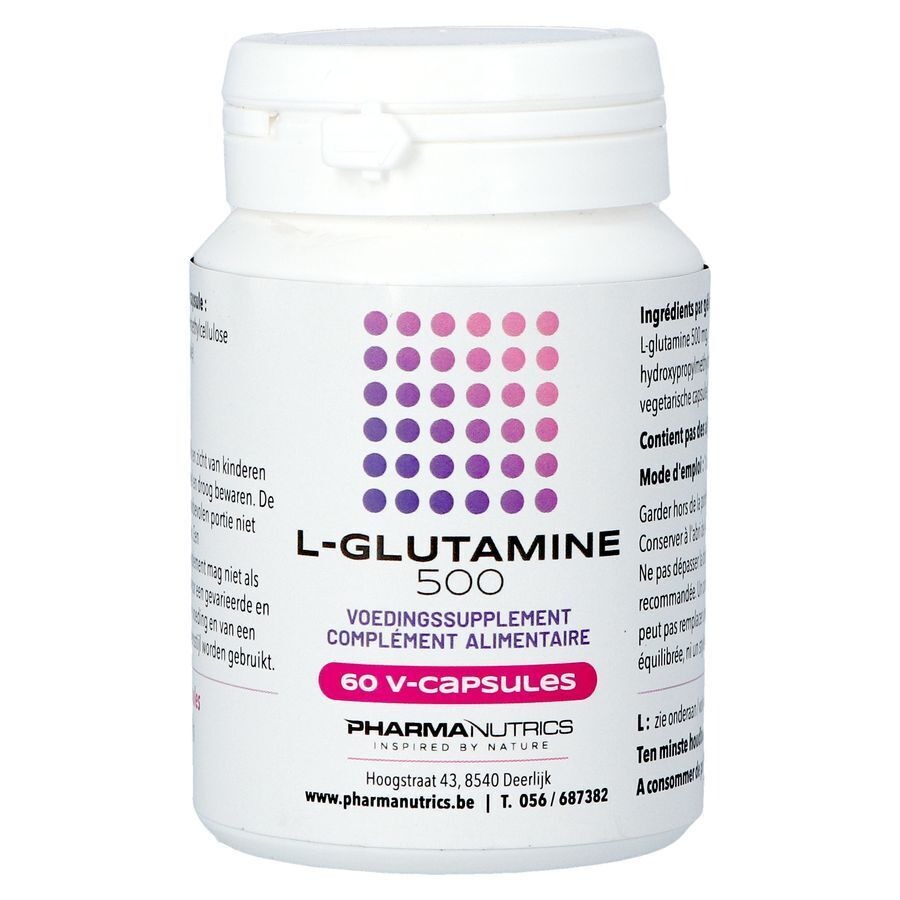 l Glutamine 500 V-caps 60 Pharmanutrics