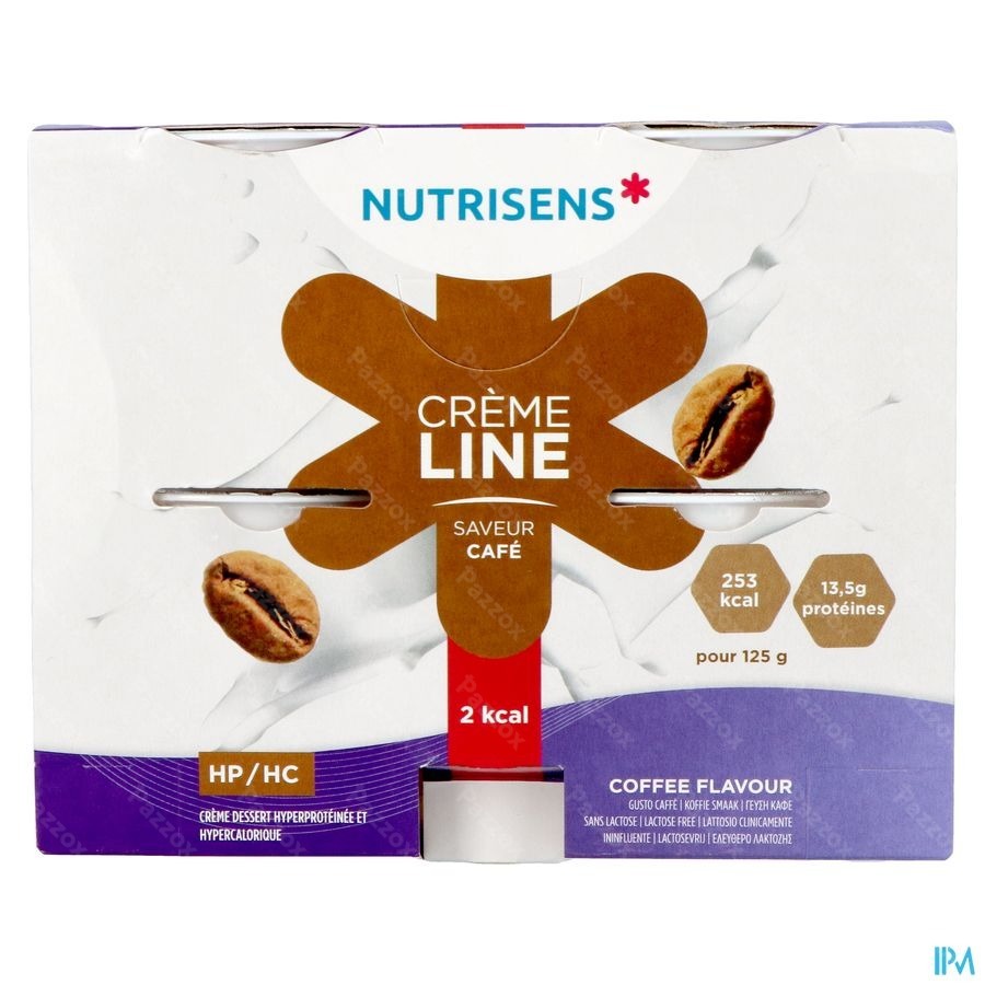 NUTRISENS CREMELINE HP/HC 2 KCAL CAFE 4X