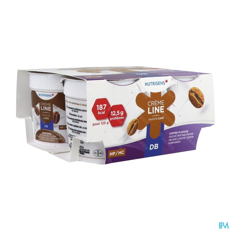 NUTRISENS CREMELINE HP/HC SL CAFE 4X125