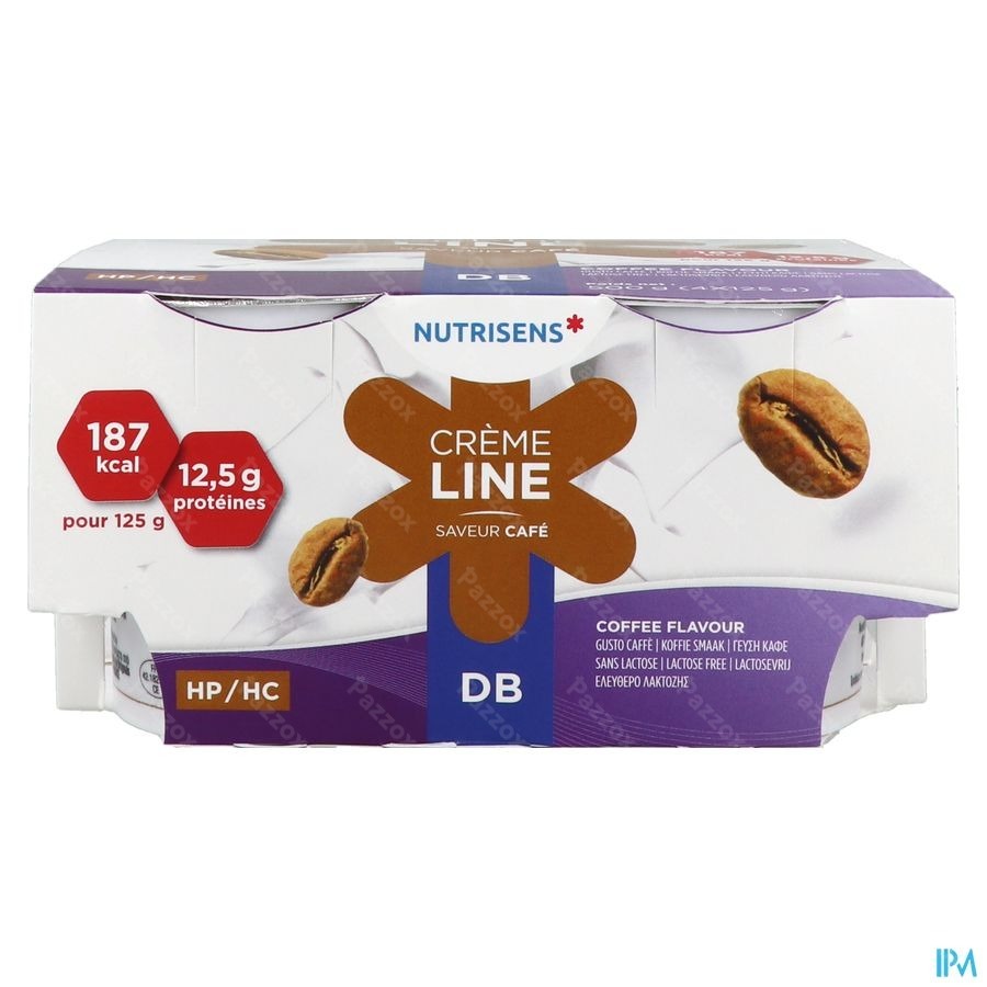 NUTRISENS CREMELINE HP/HC SL CAFE 4X125
