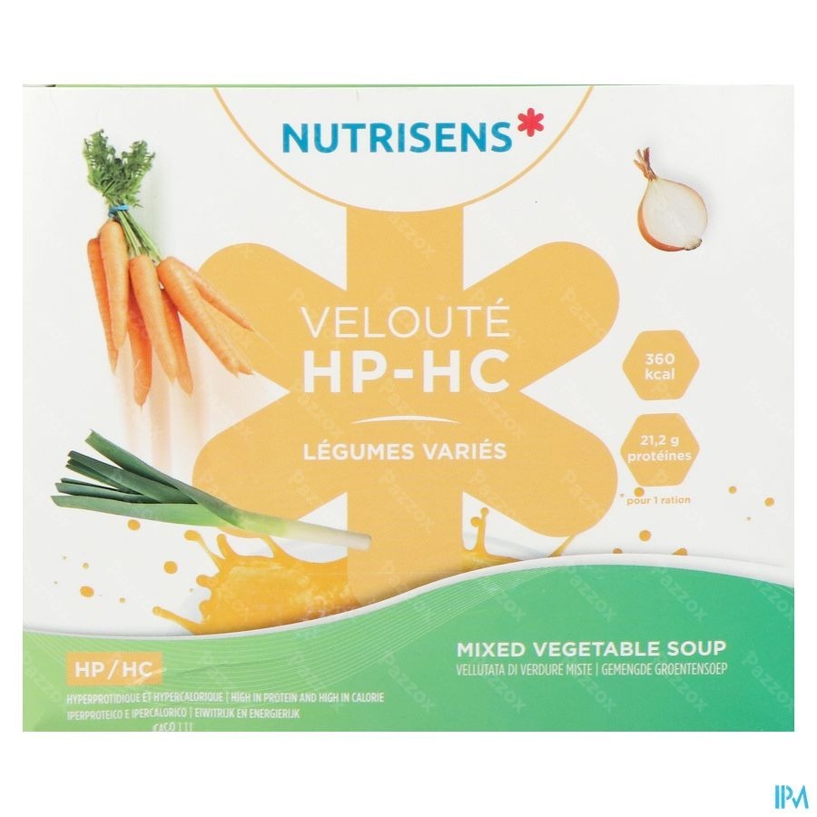 NUTRISENS VELOUTE HP/HC LEGUMES VAR 4X80