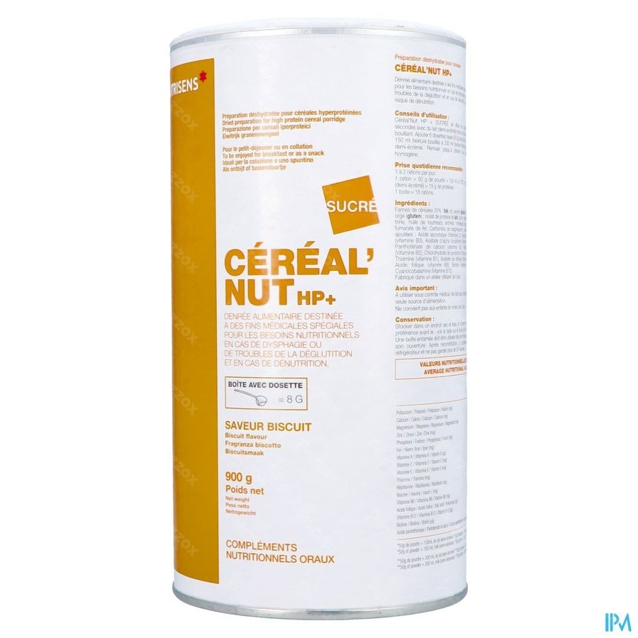 NUTRISENS CEREAL NIT HP+BT BISCUIT 900 G