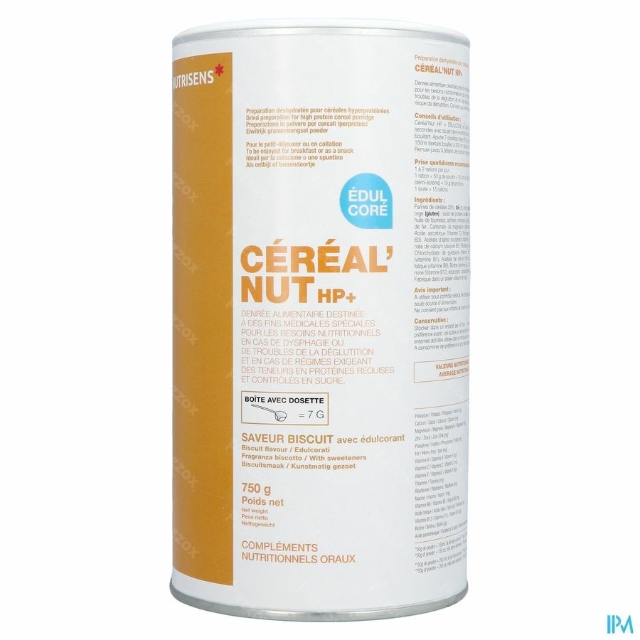 NUTRISENS CEREAL NUT HP+BT EDULC BISCUIT