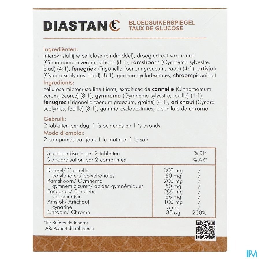 Soria Diastan 60 Comprimés