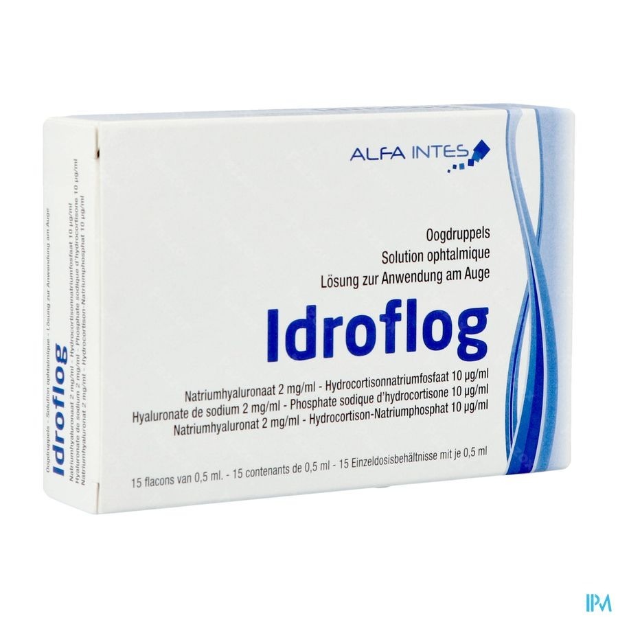 Idroflog Solution Opthalmique Fl 15x0,5ml