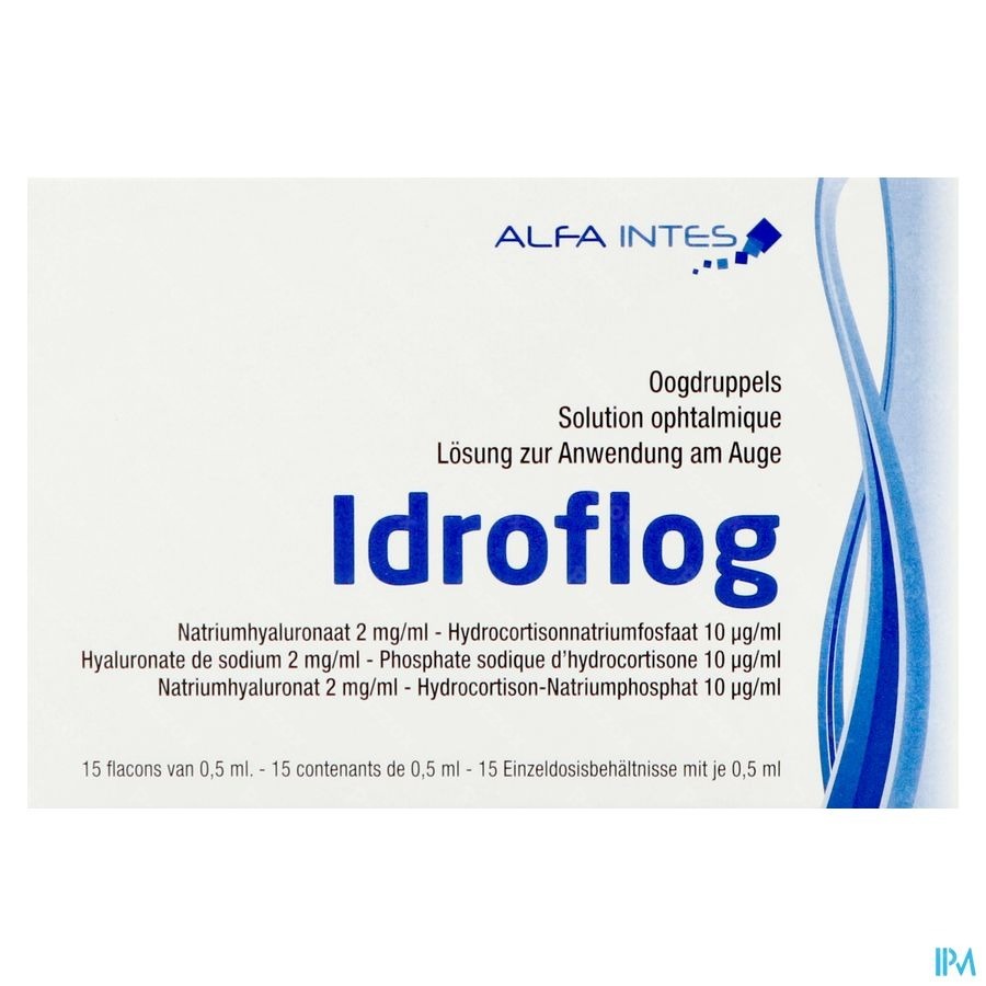 Idroflog Solution Opthalmique Fl 15x0,5ml