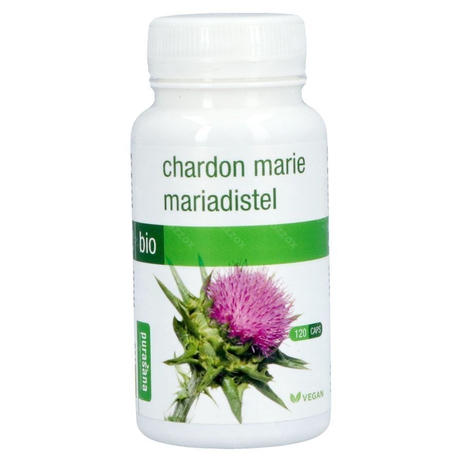 Purasana Vegan Chardon Marie 300mg Bio V-caps 120