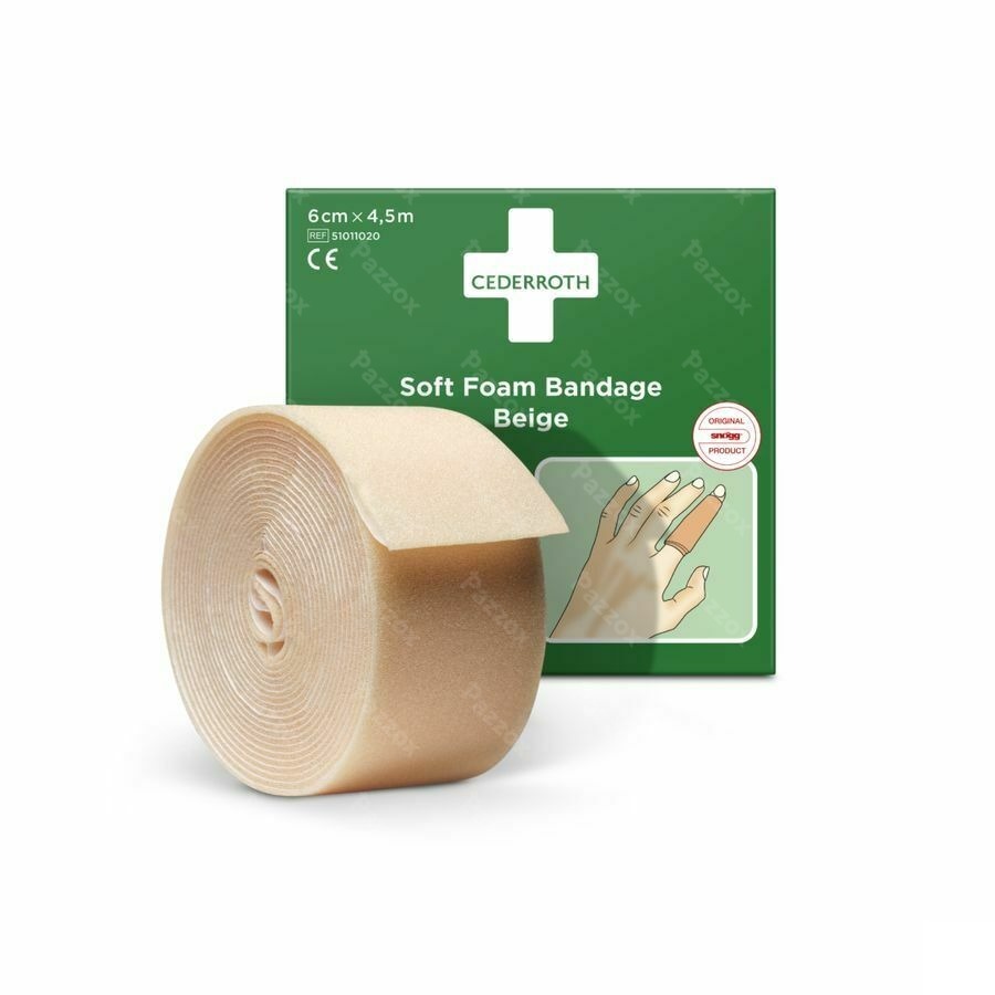 Cederroth Autoadhesive Brun 6cmx4,5m 51011020