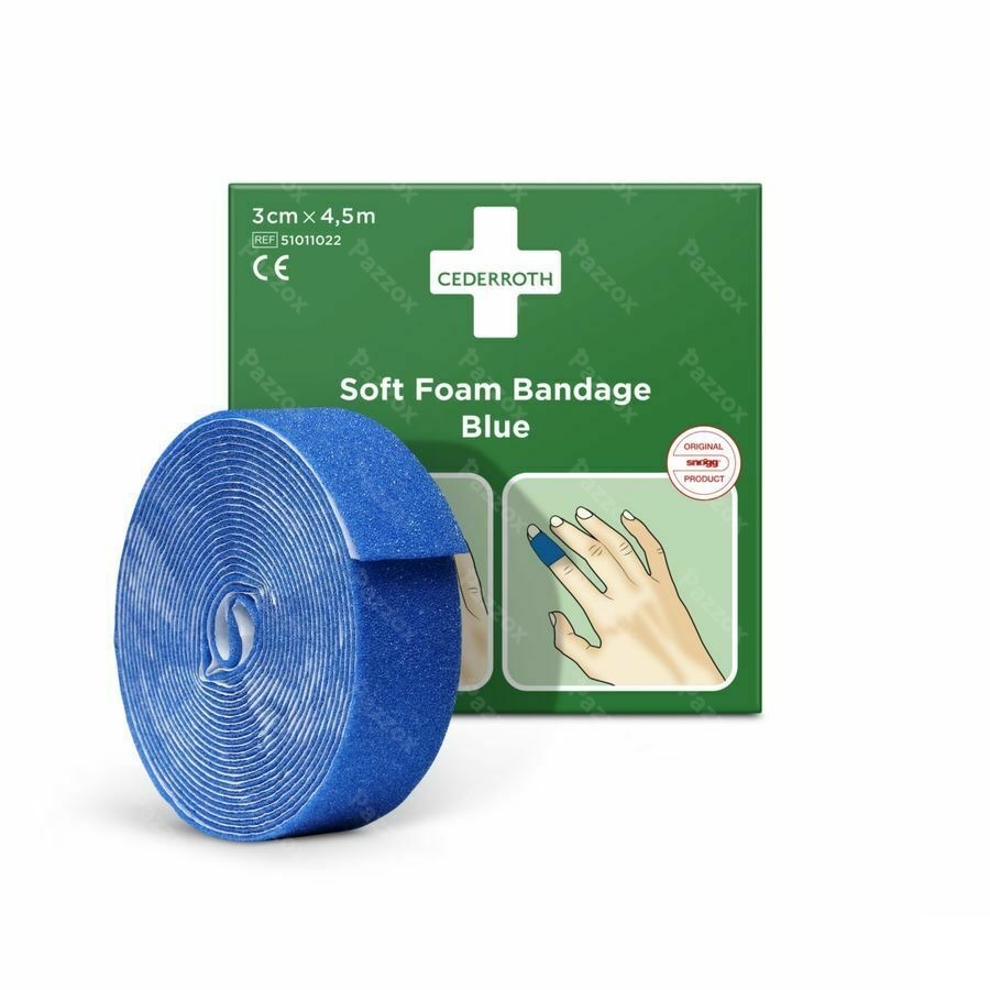 Cederroth Autoadhesive Bleu 3cmx4,5m 51011022