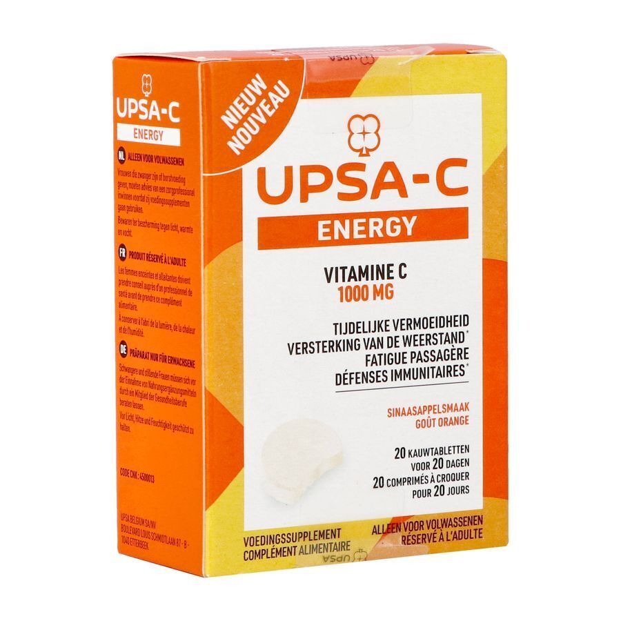 Upsa C Energy 1000mg Comp Croq. 20