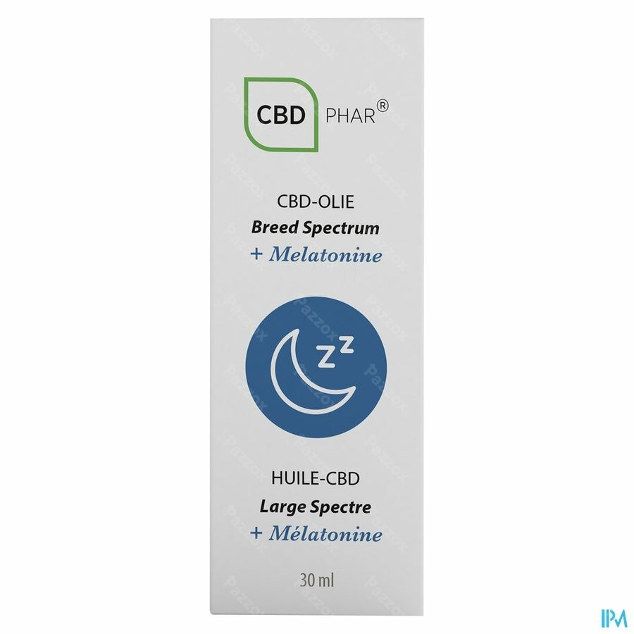 CBD-Phar CBD-Huile Large Spectre + Melatonine 30ml