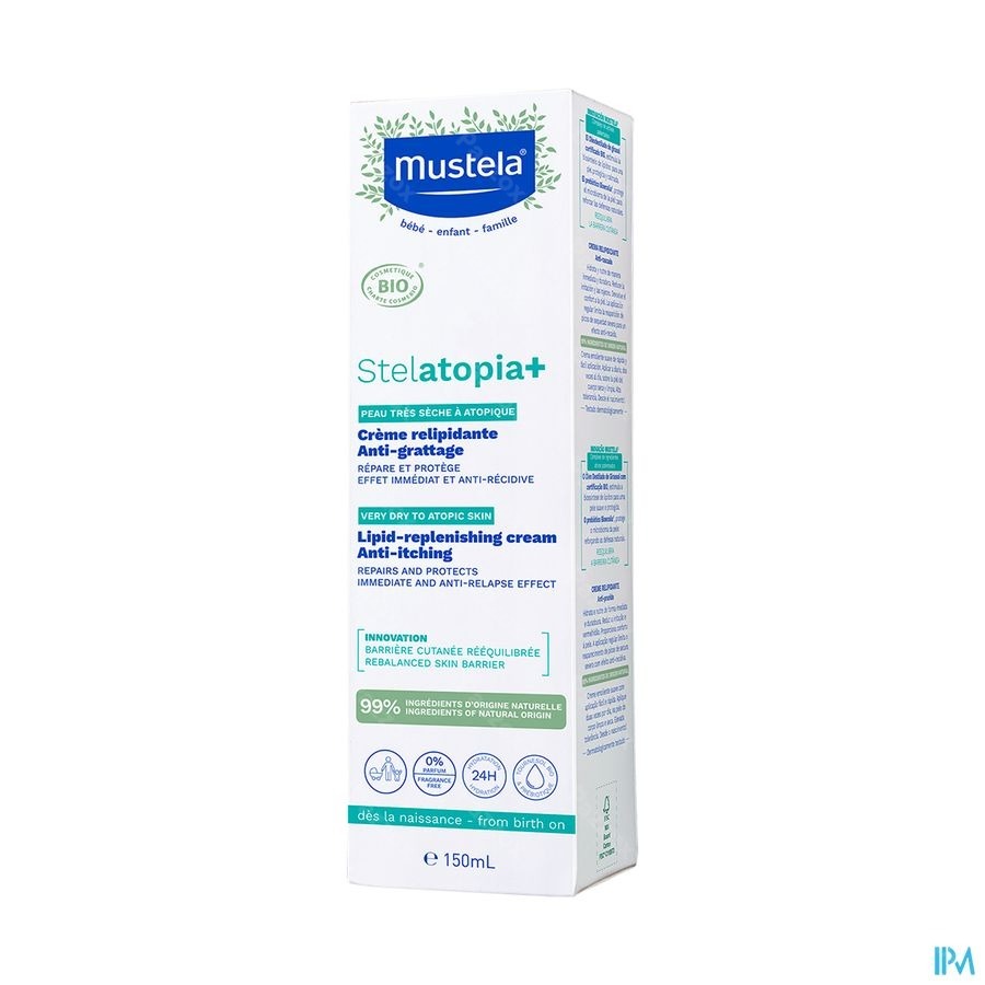 Mustela Stelatopia Crème Relipidante Anti-Grattage 150ml