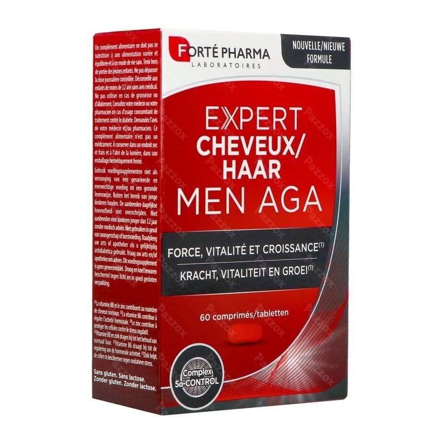 Expert Cheveux Men Aga 60 Comprimés