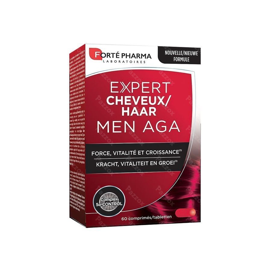 Expert Cheveux Men Aga 60 Comprimés