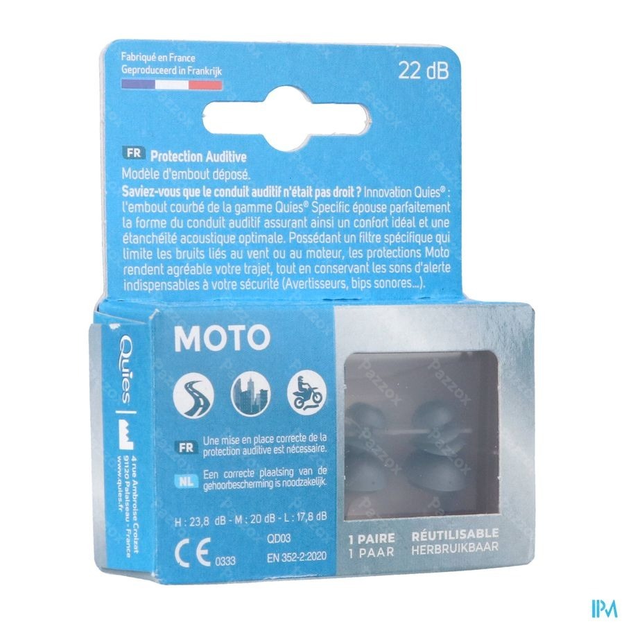 Quies Protection Auditive Specific Moto